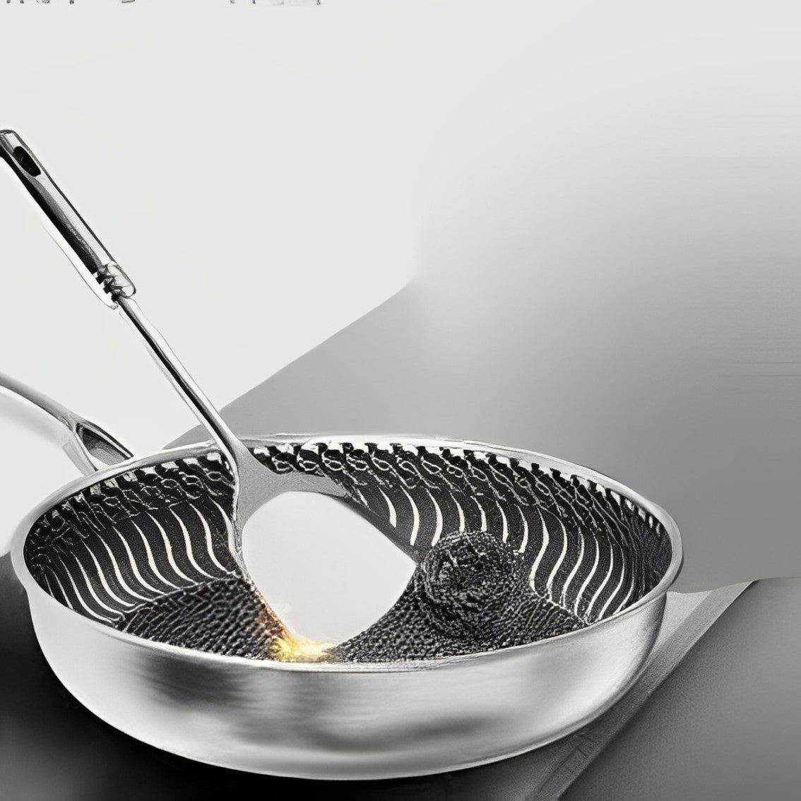 Sartén MasterPan Wok Ultra Acero Inoxidable